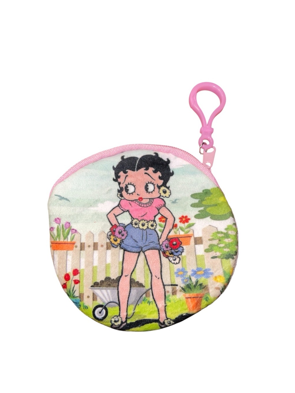 BETTY BOOP PLUSH COIN PURSE BAG CHARM